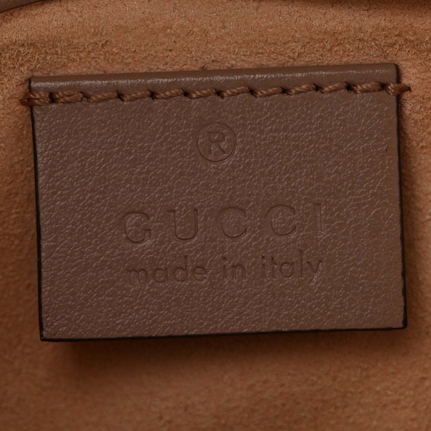 Gucci Calfskin Matelasse Super Mini GG Marmont Shoulder Bag Porcelain Rose