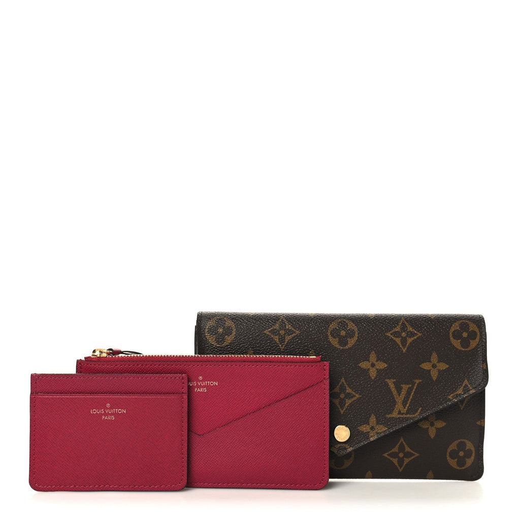 Louis Vuitton Monogram Jeanne Wallet Fuchsia