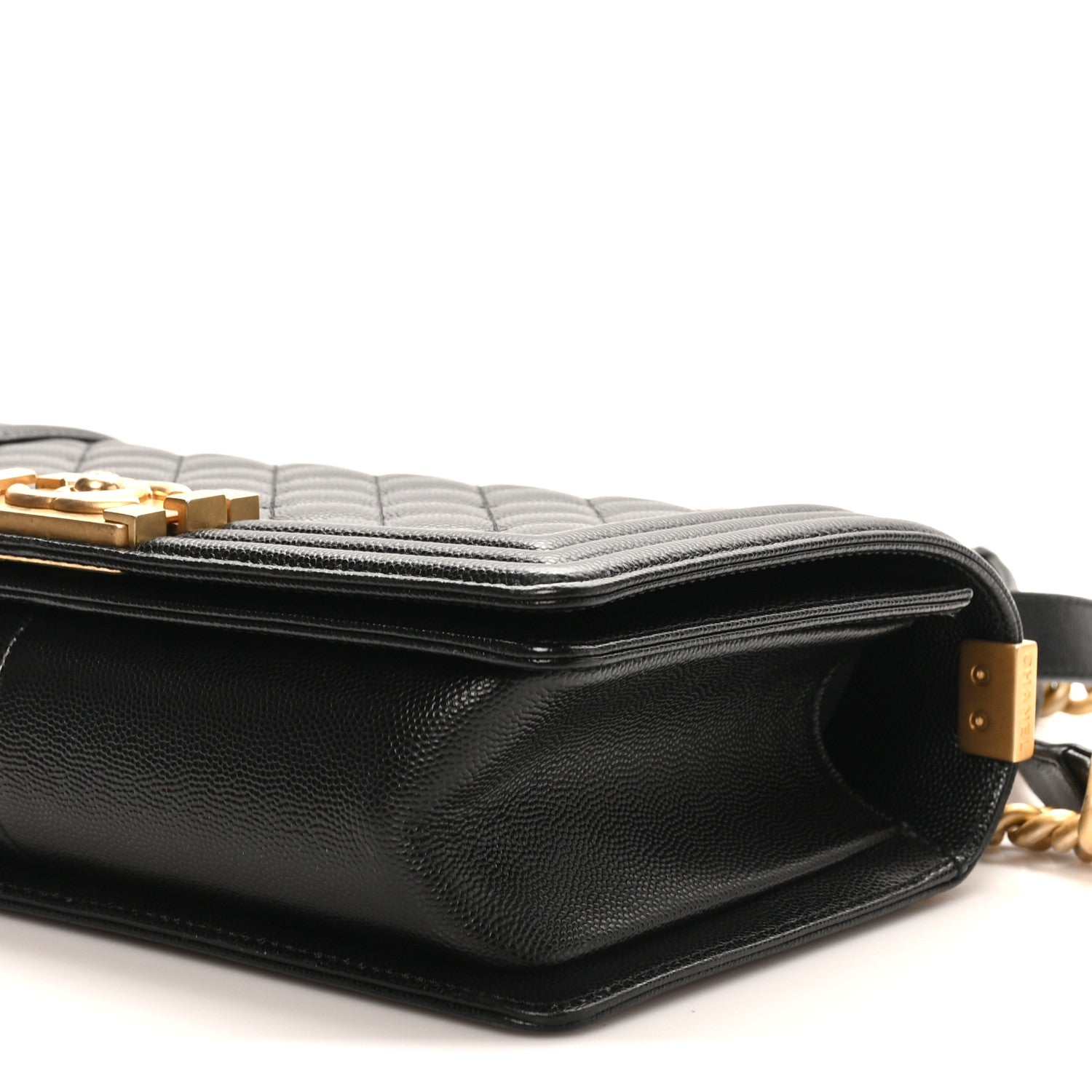 Chanel Caviar Quilted Medium Boy Flap Black