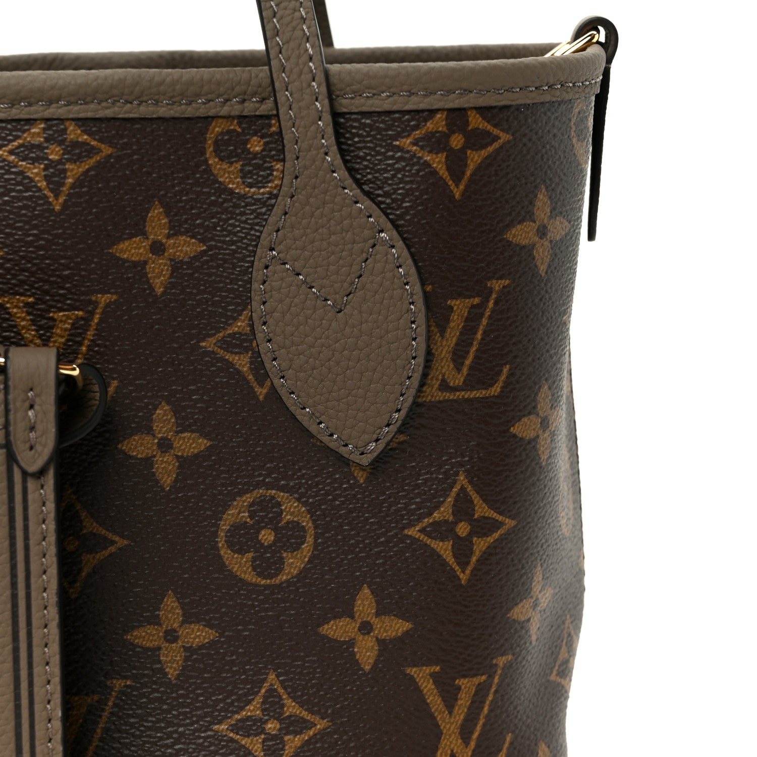 Louis Vuitton Monogram Neverfull Inside Out Bandouliere BB Dark Fango