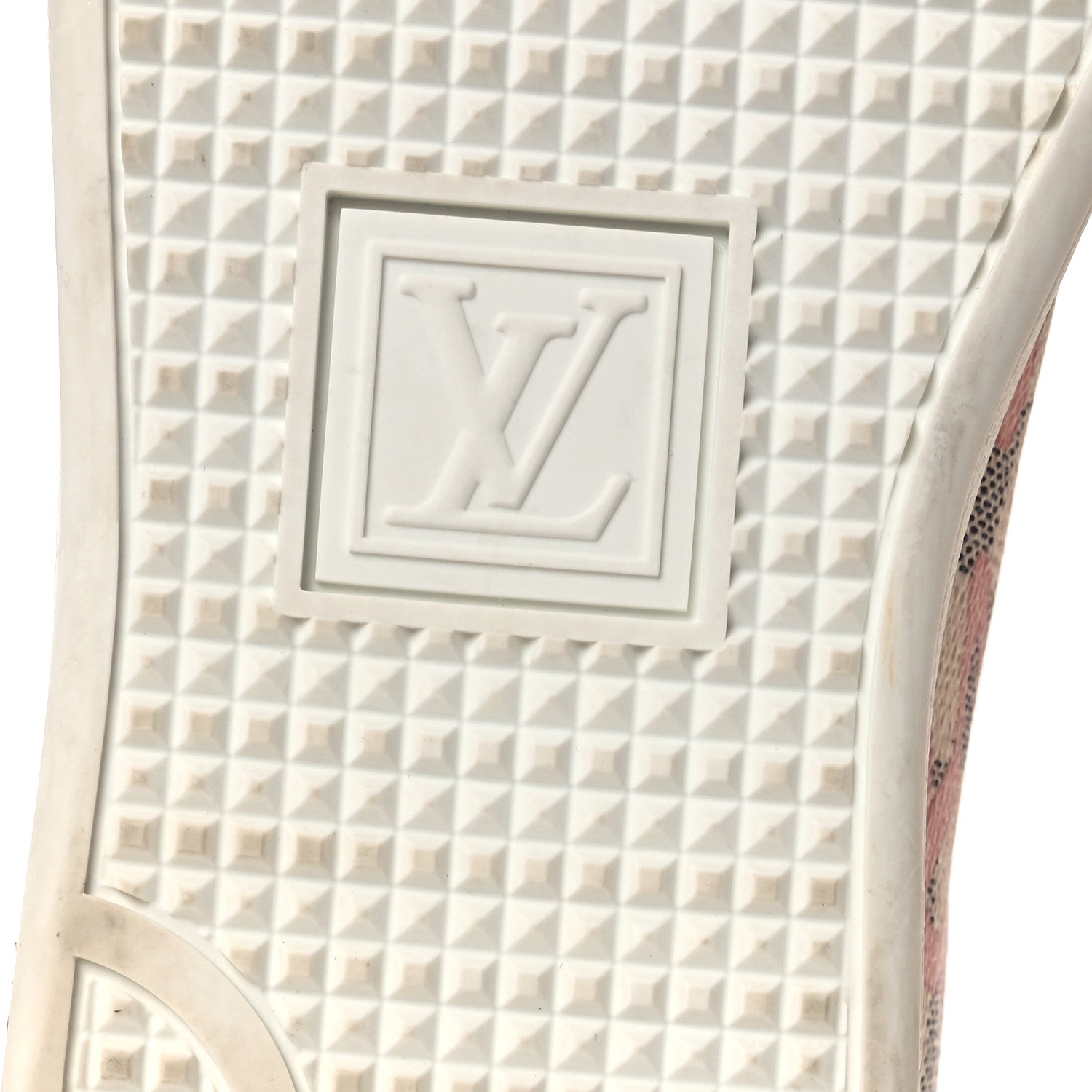 Louis Vuitton Damier Azur Tahitienne Bora Bora Sneakers 40 Rose Ballerine