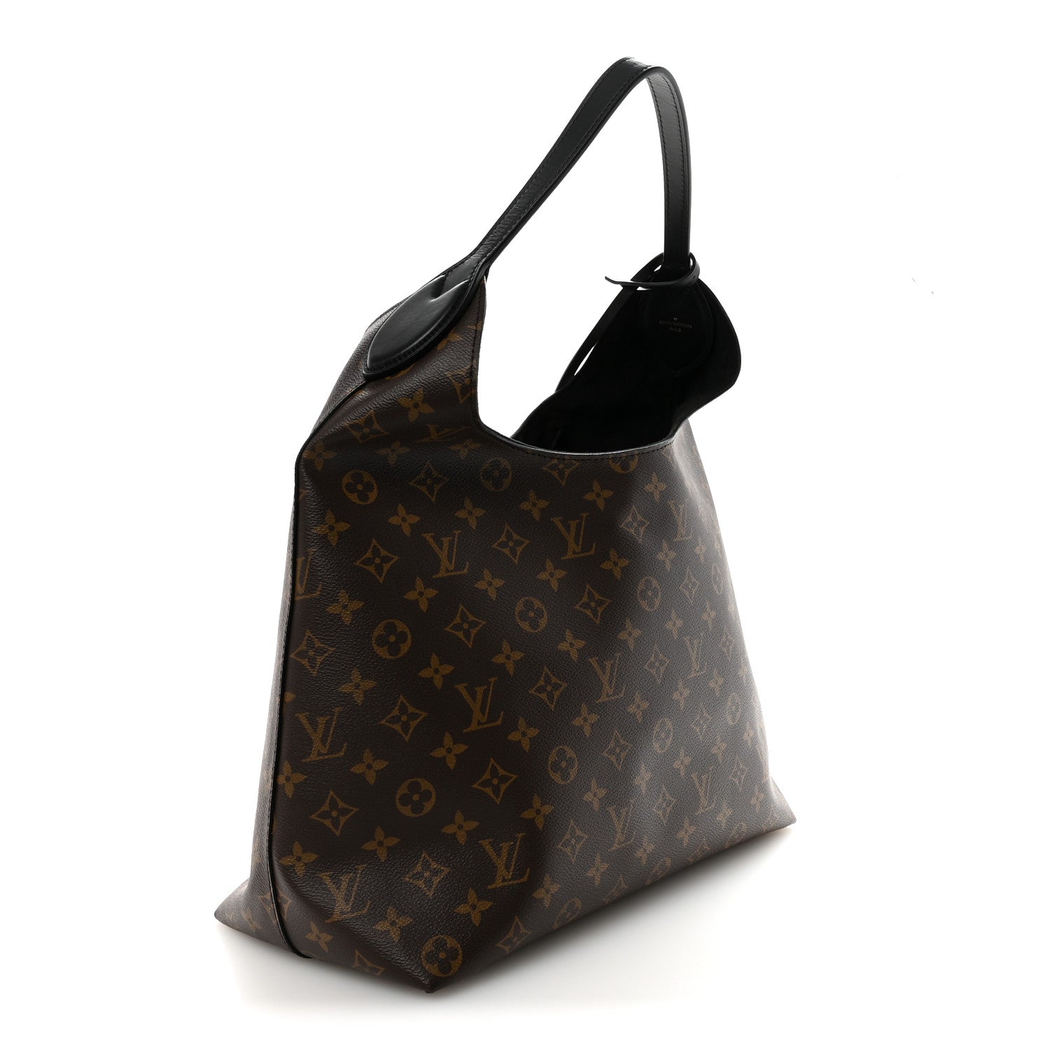 Louis Vuitton Monogram Flower Hobo Black
