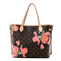 Louis Vuitton Monogram Roses Neverfull MM