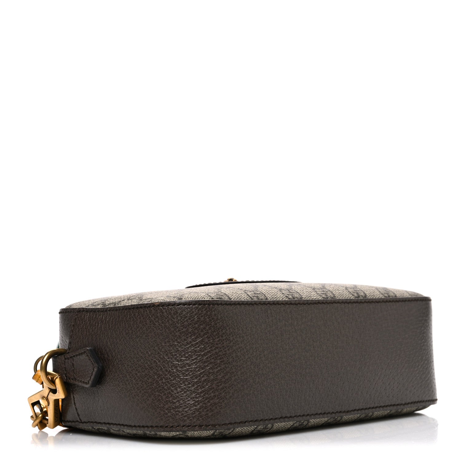 Gucci GG Supreme Monogram Web Neo Vintage Shoulder Bag Beige New Acero Crop