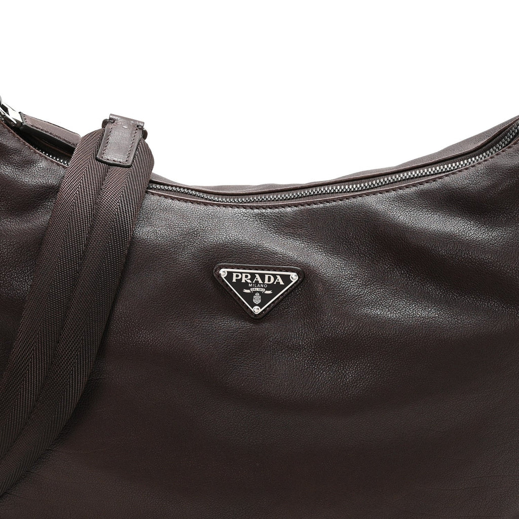 Prada Nappa Explore Shoulder Bag Coffee