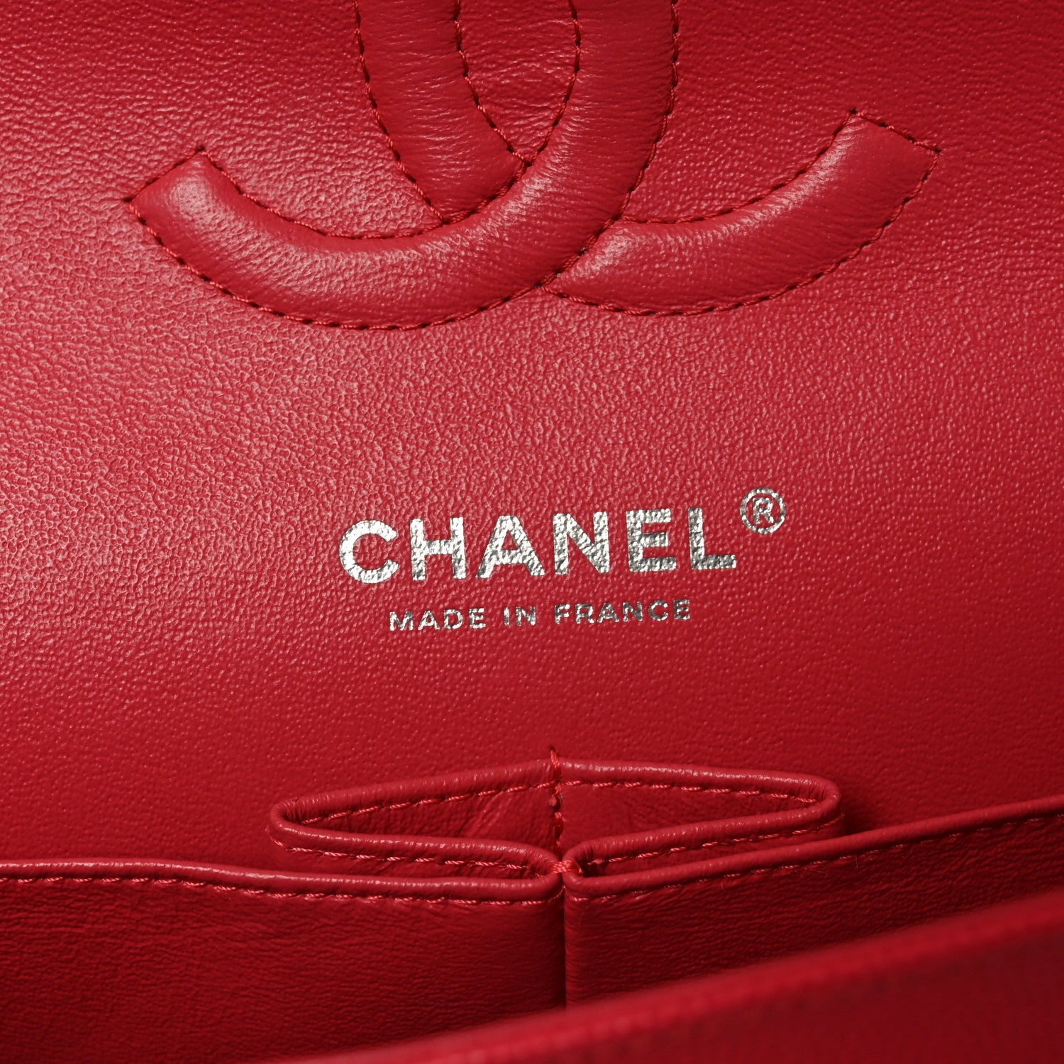 Chanel Caviar Quilted Medium Double Flap Dark Pink