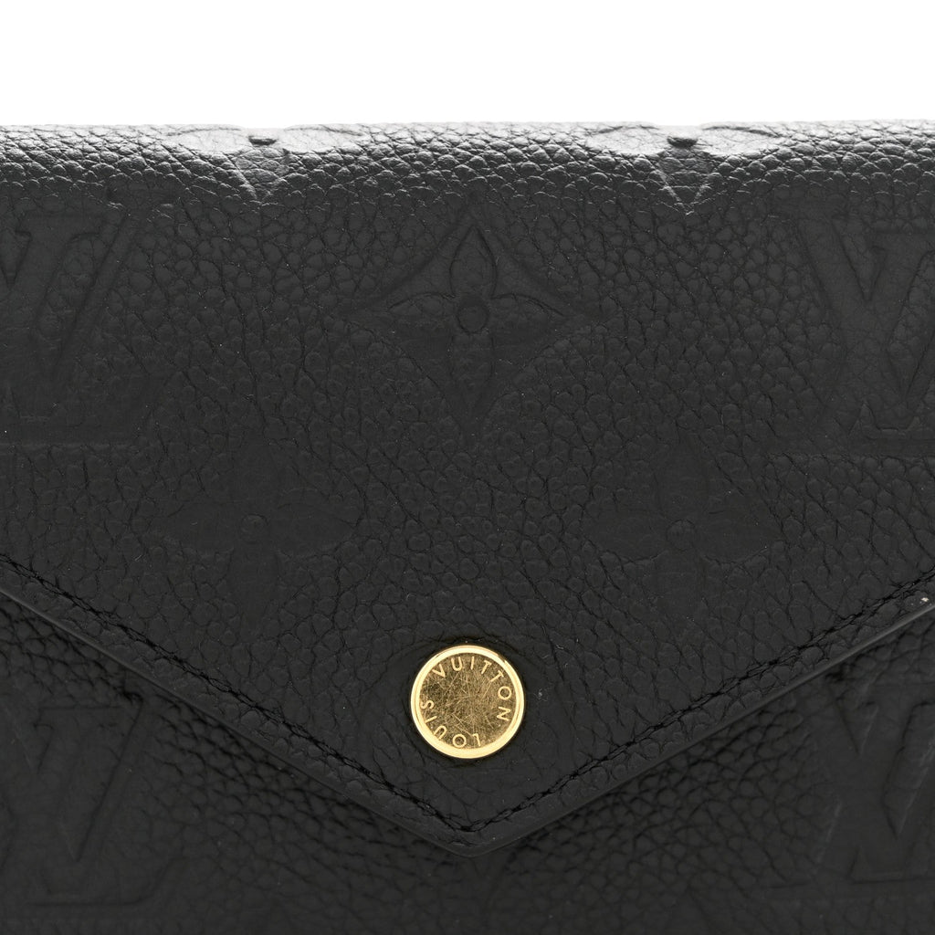 Louis Vuitton Empreinte Victorine Wallet Black