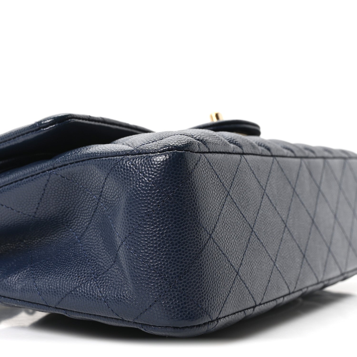 Chanel Caviar Quilted Medium Double Flap Navy