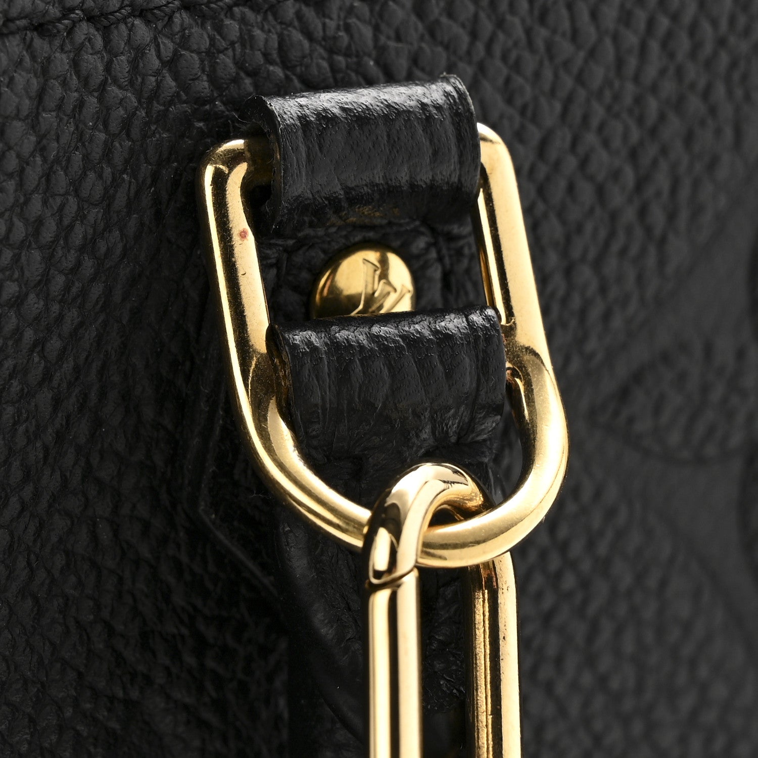 Louis Vuitton Empreinte Monogram Giant Petit Sac Plat Black