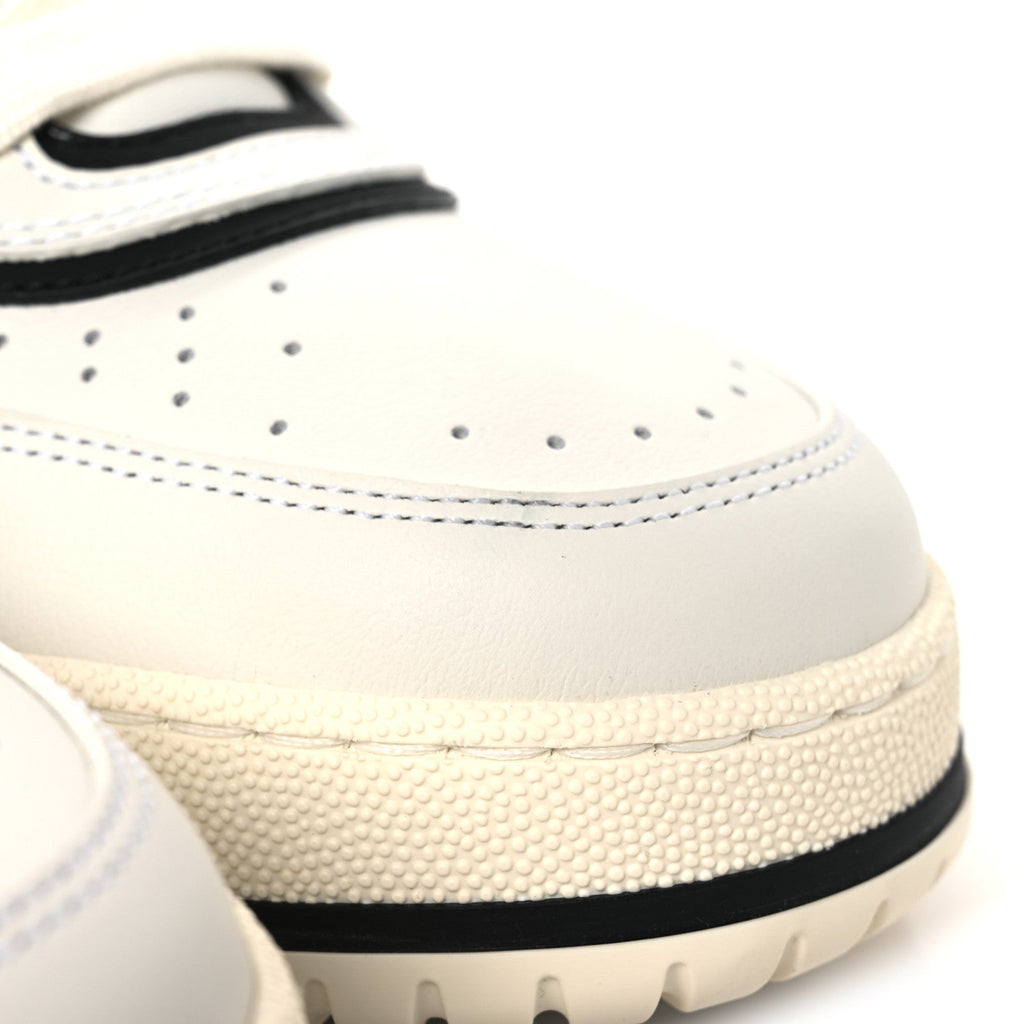 Gucci Sparrow Calfskin Mens Re-Web Sneakers 8 Green White Black