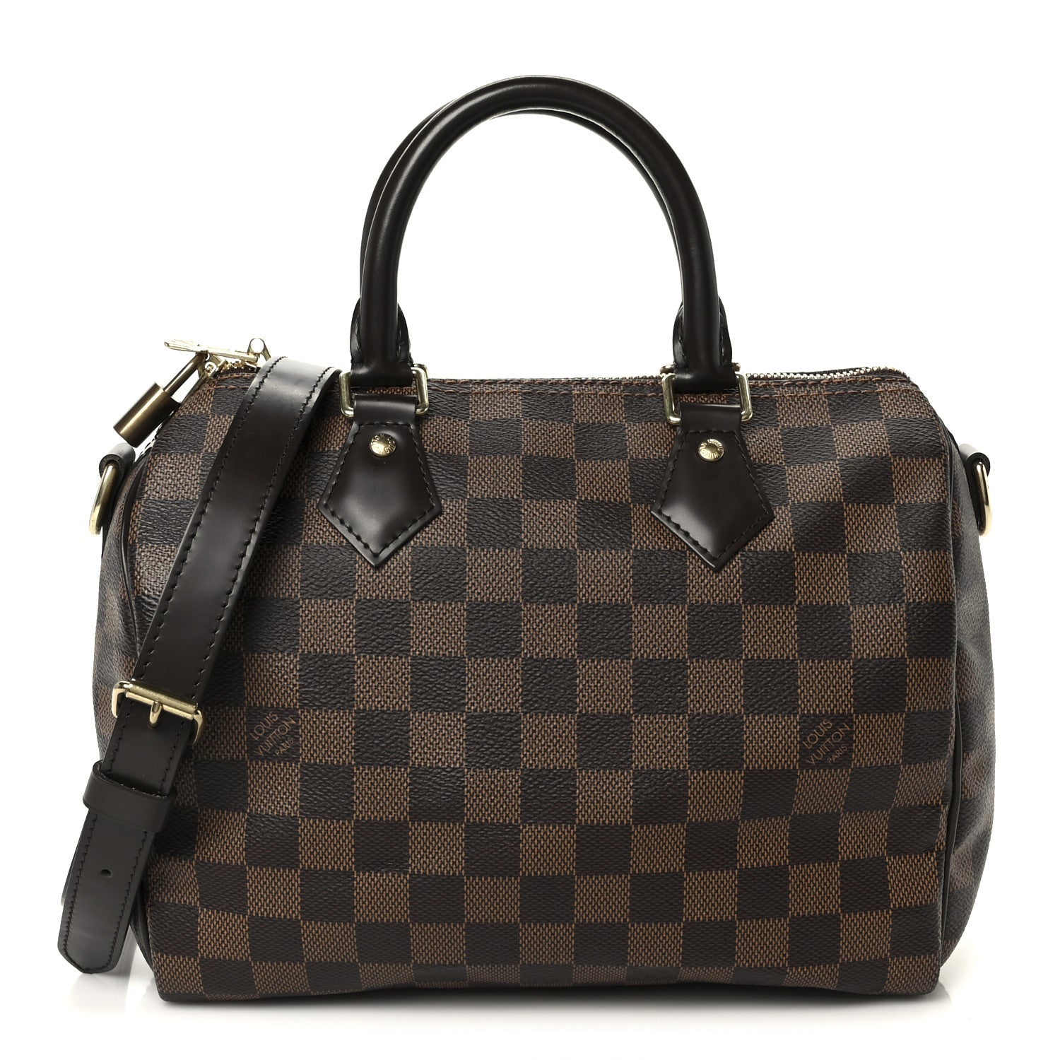Louis Vuitton Damier Ebene Speedy Bandouliere 25