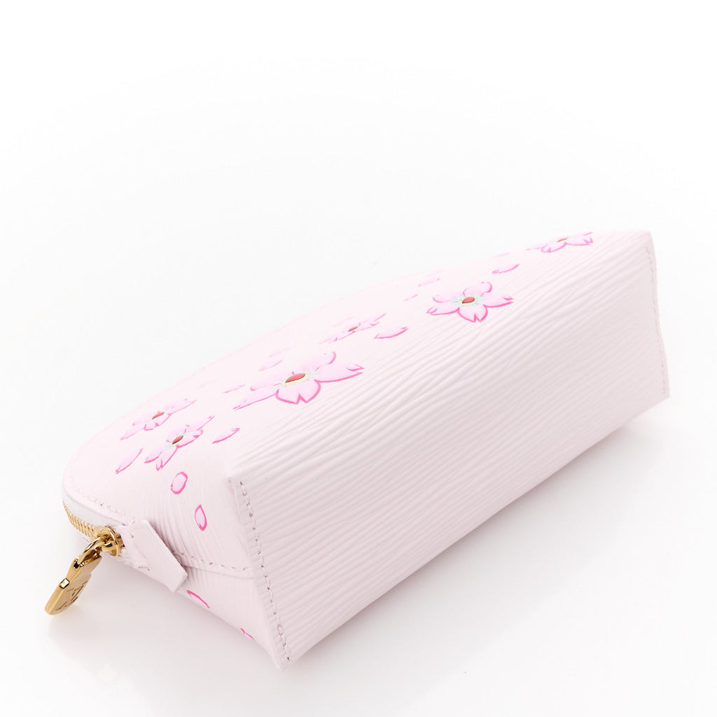 Louis Vuitton LV X TM Epi Cherry Blossom Cosmetic Pouch Pink