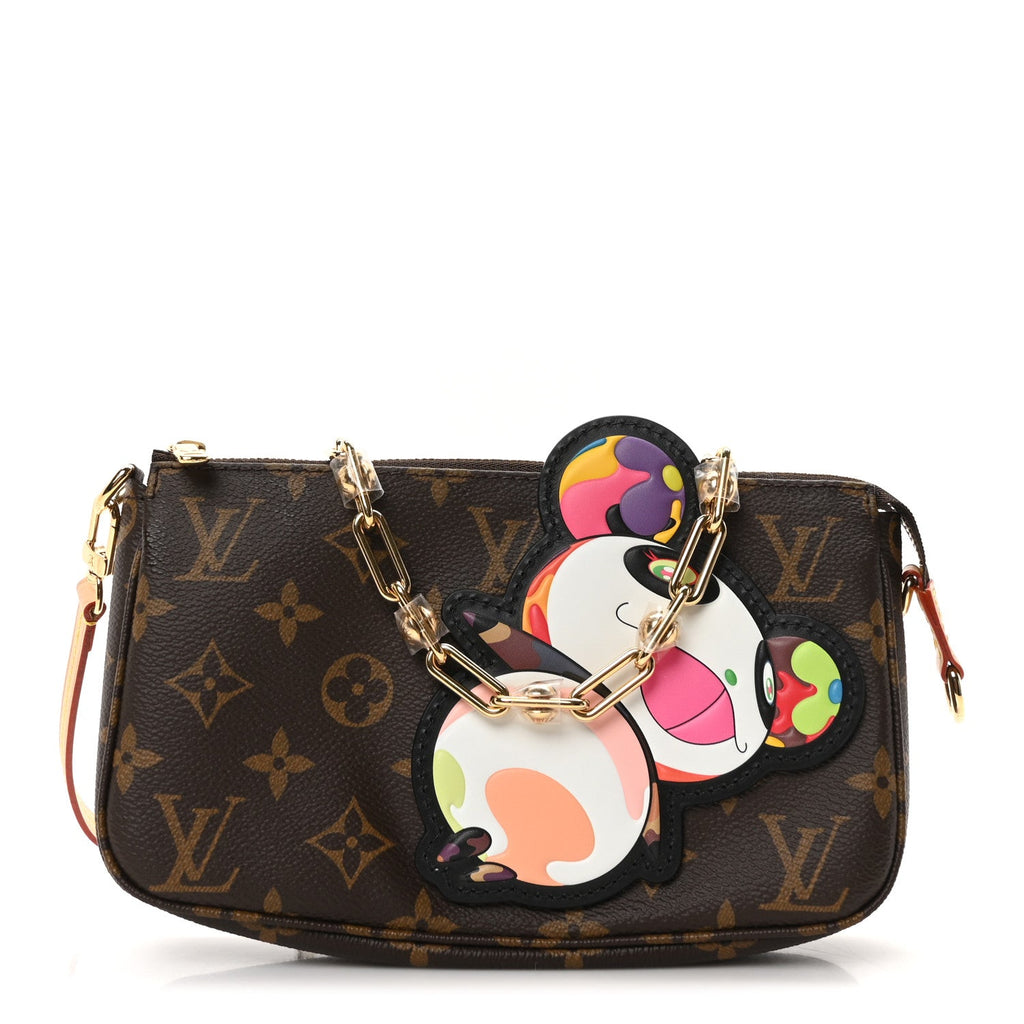 Louis Vuitton LV X TM Monogram Superflat Panda Pochette Accessories