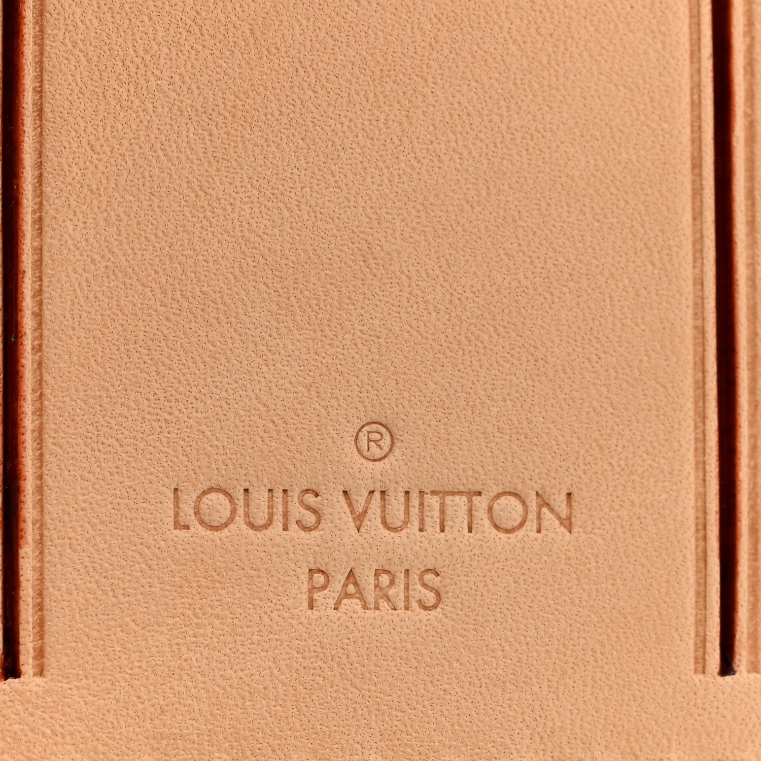 Louis Vuitton Vachetta Luggage Tag