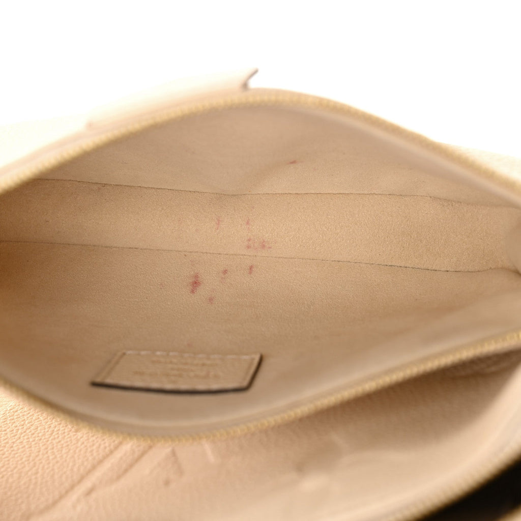Louis Vuitton Empreinte Monogram Giant Multi Pochette Accessories Cream