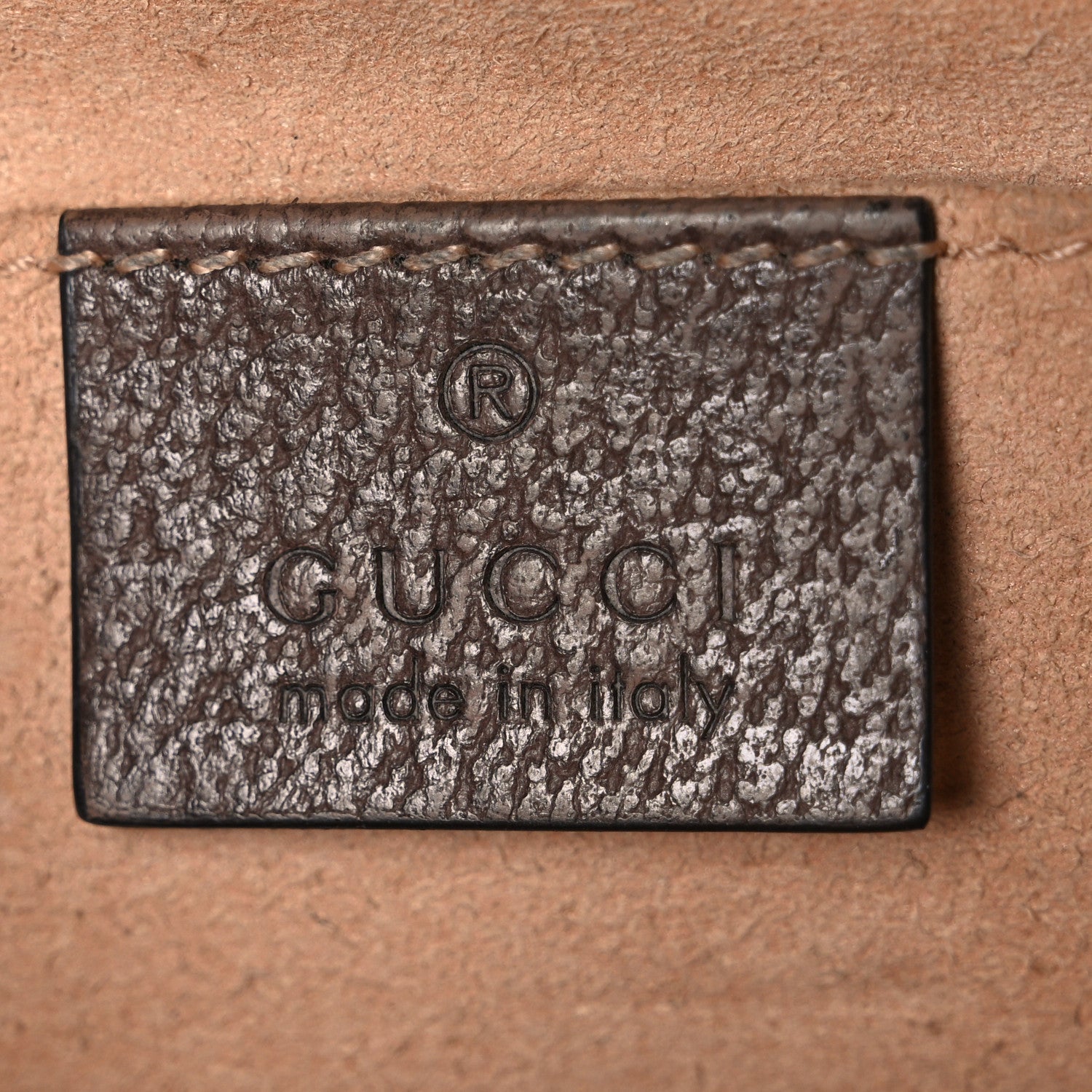 Gucci GG Supreme Monogram Web Mini Ophidia Shoulder Bag Brown