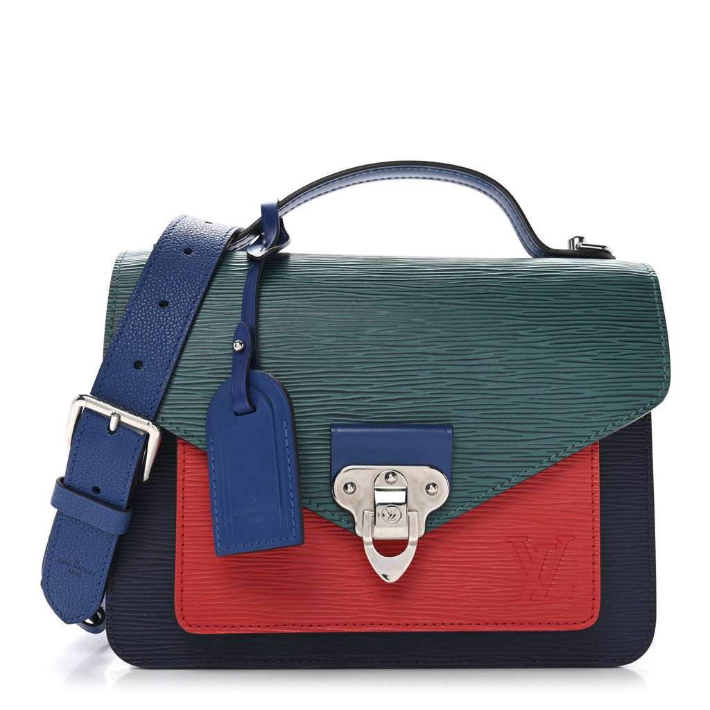 Louis Vuitton Epi Neo Monceau Emerald Green Indigo