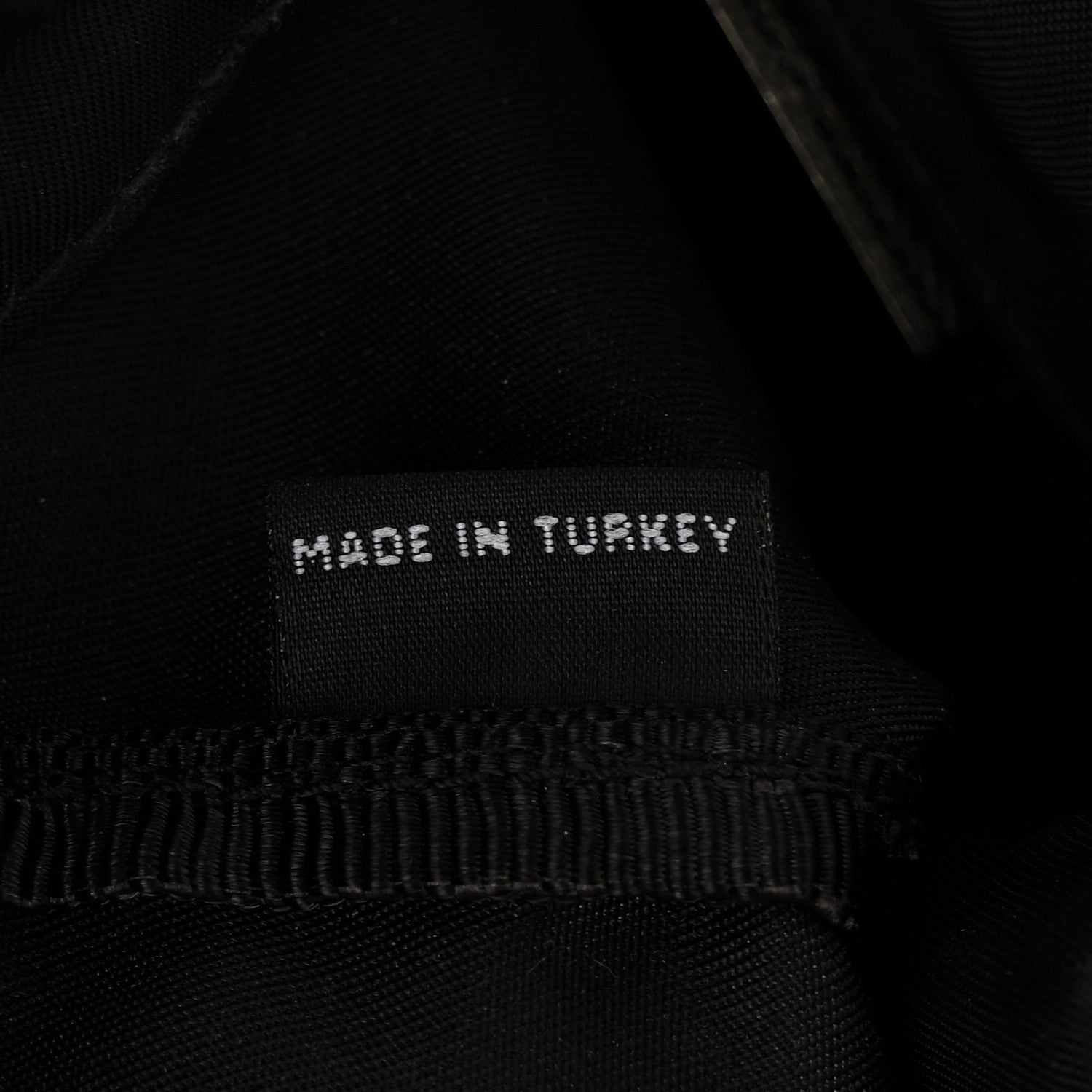 Prada Nylon Vela Drawstring Pouch Black