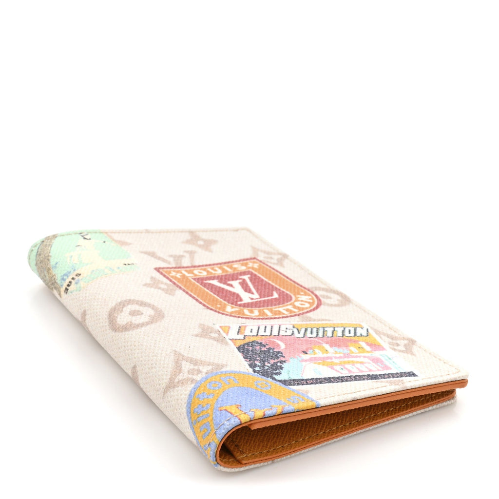 Louis Vuitton Monogram Flight Mode Passport Cover Dune