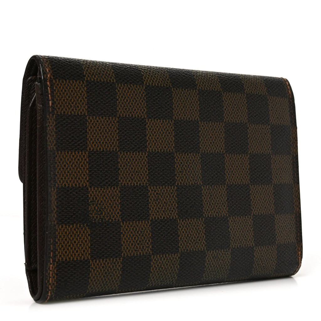 Louis Vuitton Damier Ebene Porte Tresor Etui Papier Wallet