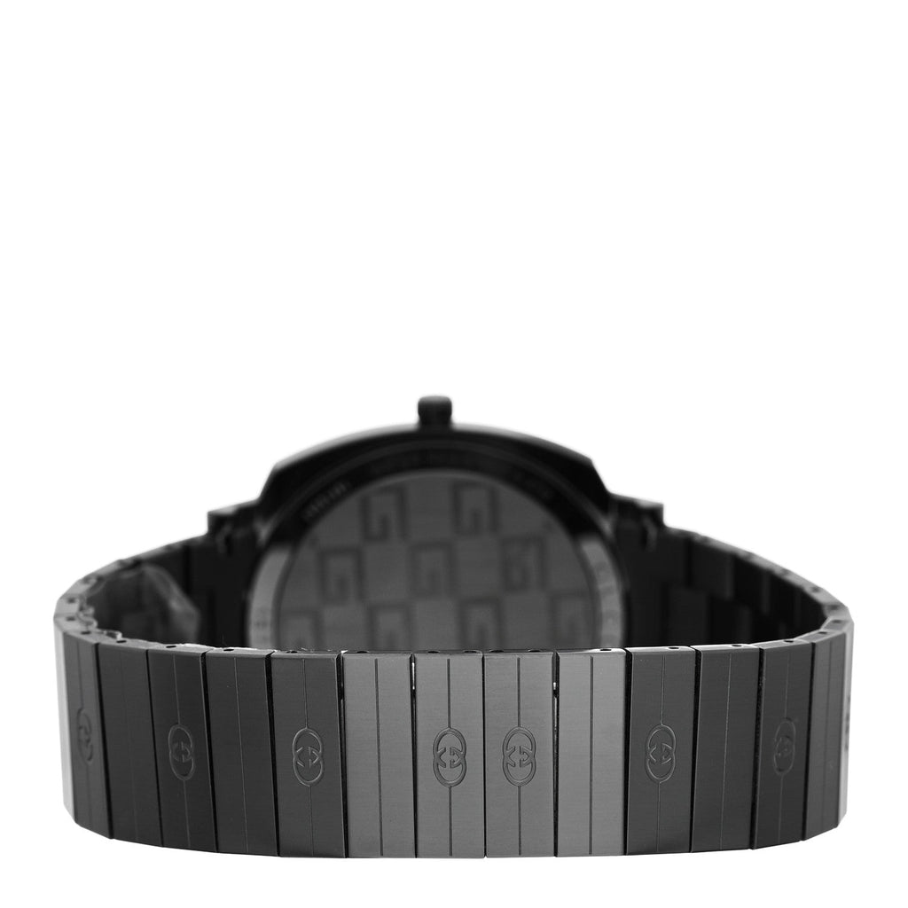 Gucci PVD Stainless Steel 38mm Grip Quartz Watch Black