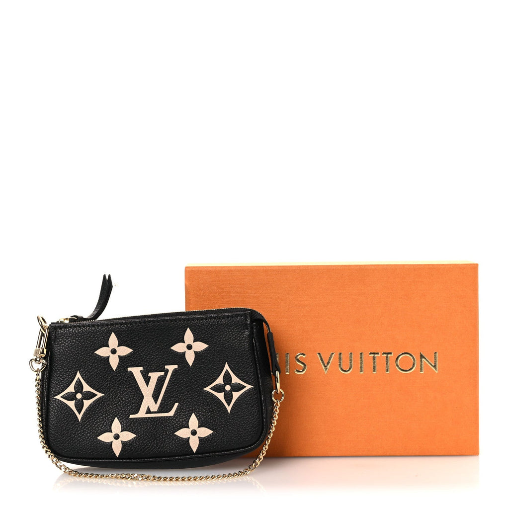 Louis Vuitton Empreinte Monogram Giant Mini Pochette Accessories Black