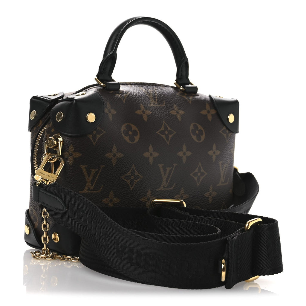 Louis Vuitton Monogram Petite Malle Souple Black
