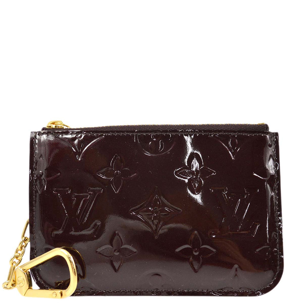 Louis Vuitton 2016 Purple Vernis Pochette Cles NM Coin Purse M93557