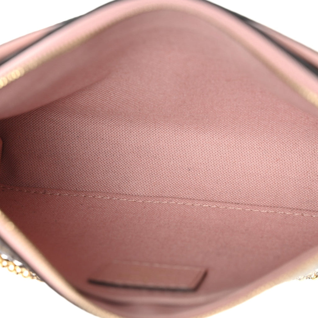 Louis Vuitton Monogram Pallas Clutch Rose Poudre