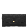 Louis Vuitton Empreinte Emilie Wallet Black Dune