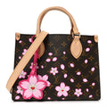 Louis Vuitton LV X TM Monogram Cherry Blossom Onthego PM Sakura Brown