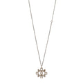 Crystal Strass Necklace Silver