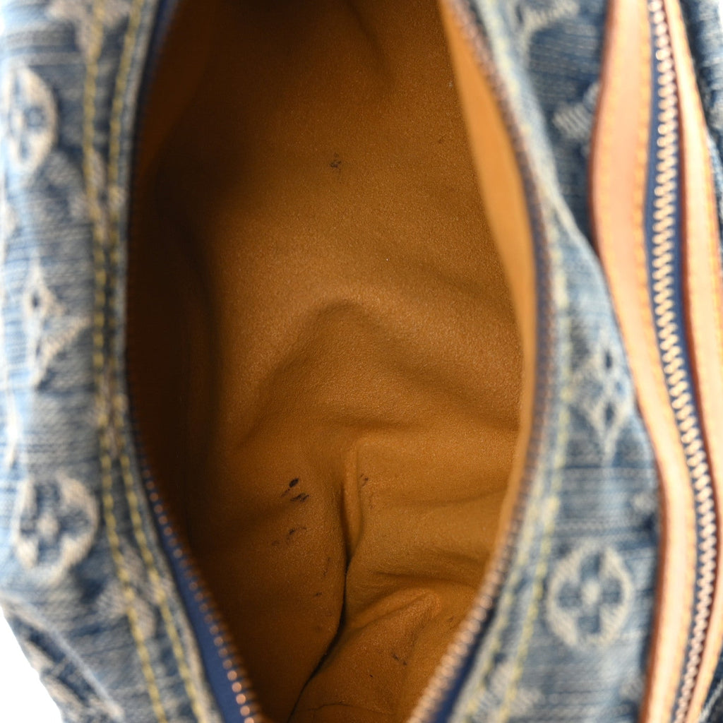 Louis Vuitton Monogram Denim Baggy PM Blue