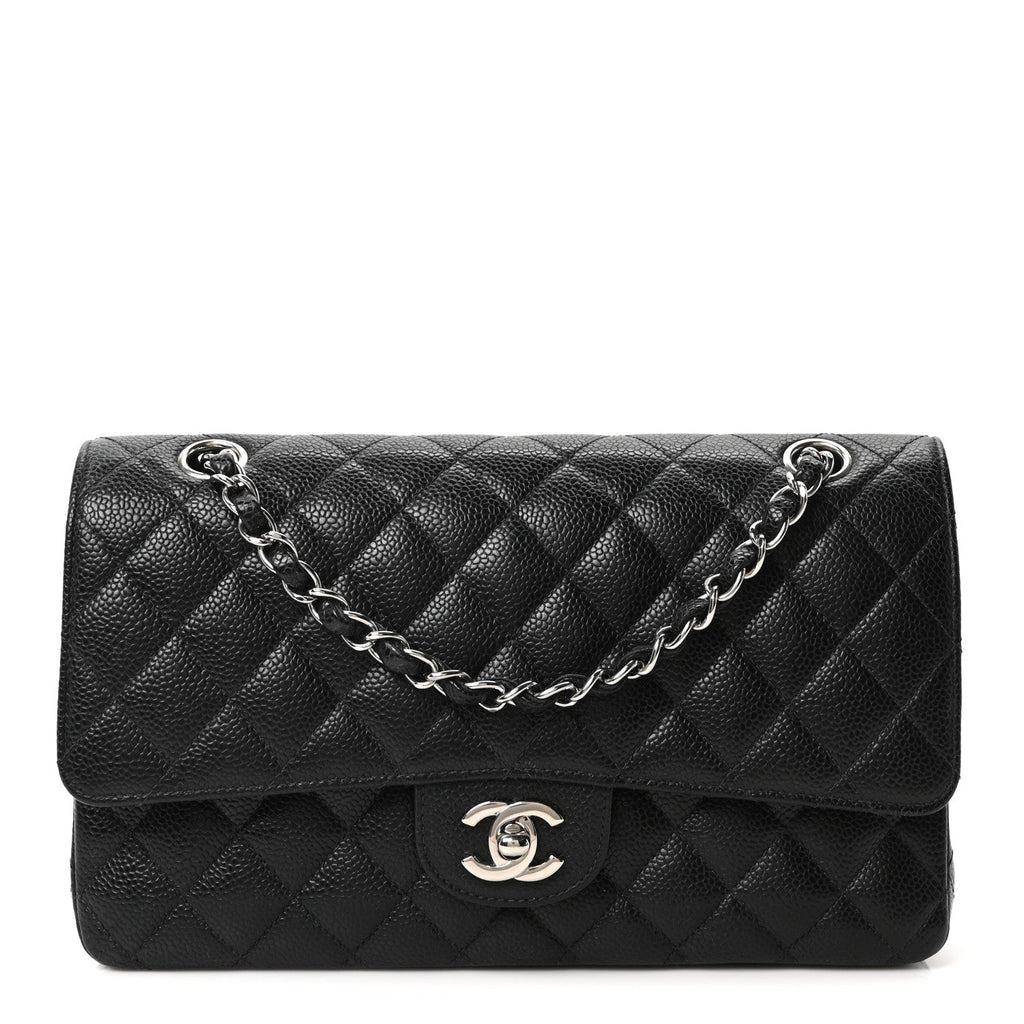 Chanel Caviar Quilted Medium Double Flap Black