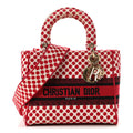 Christian Dior Canvas Medium DiorAmour Dots Lady D-Lite Red