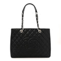 Chanel Caviar Quilted Grand Shopping Tote GST Black