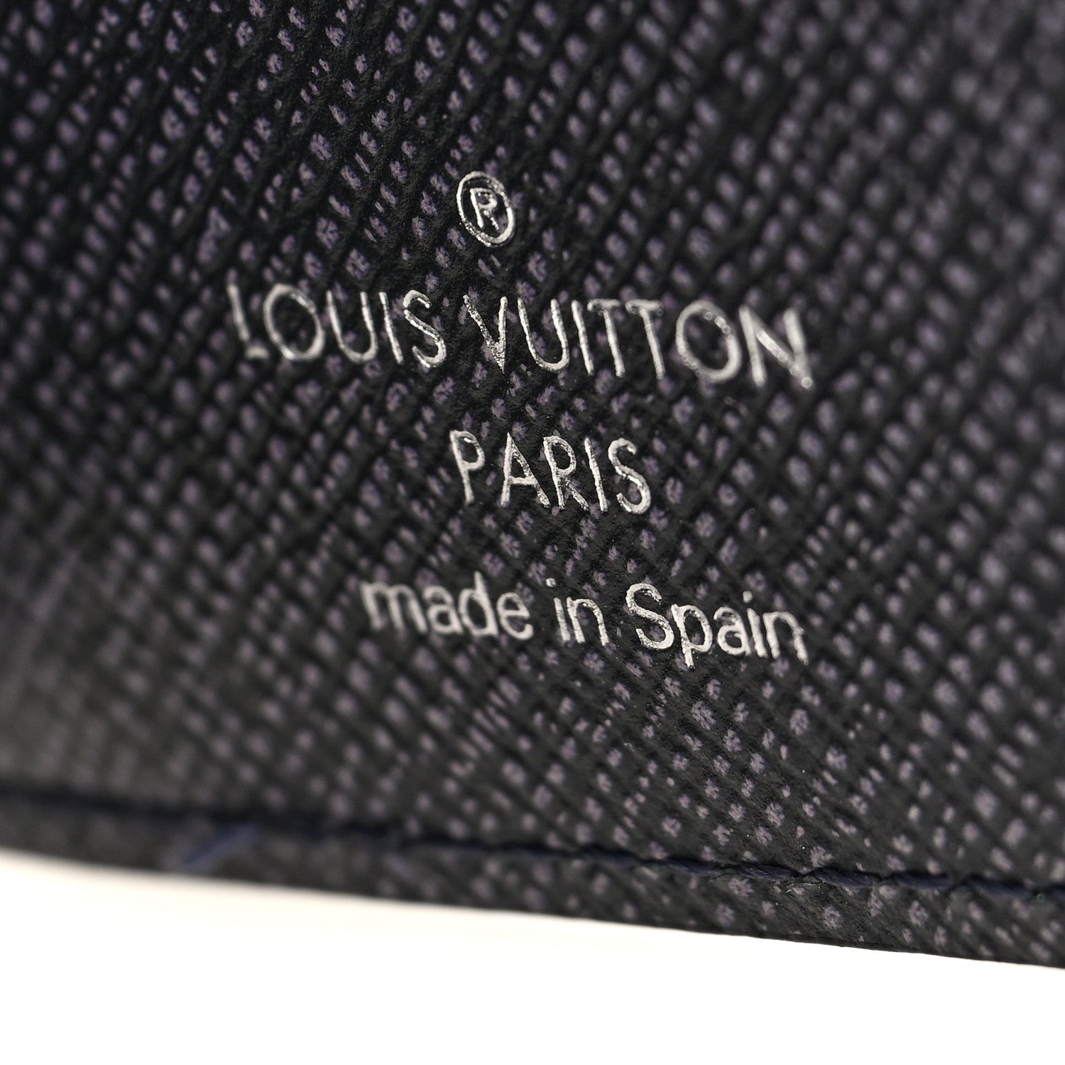 Louis Vuitton Monogram LV Record Pocket Organizer NM Blue