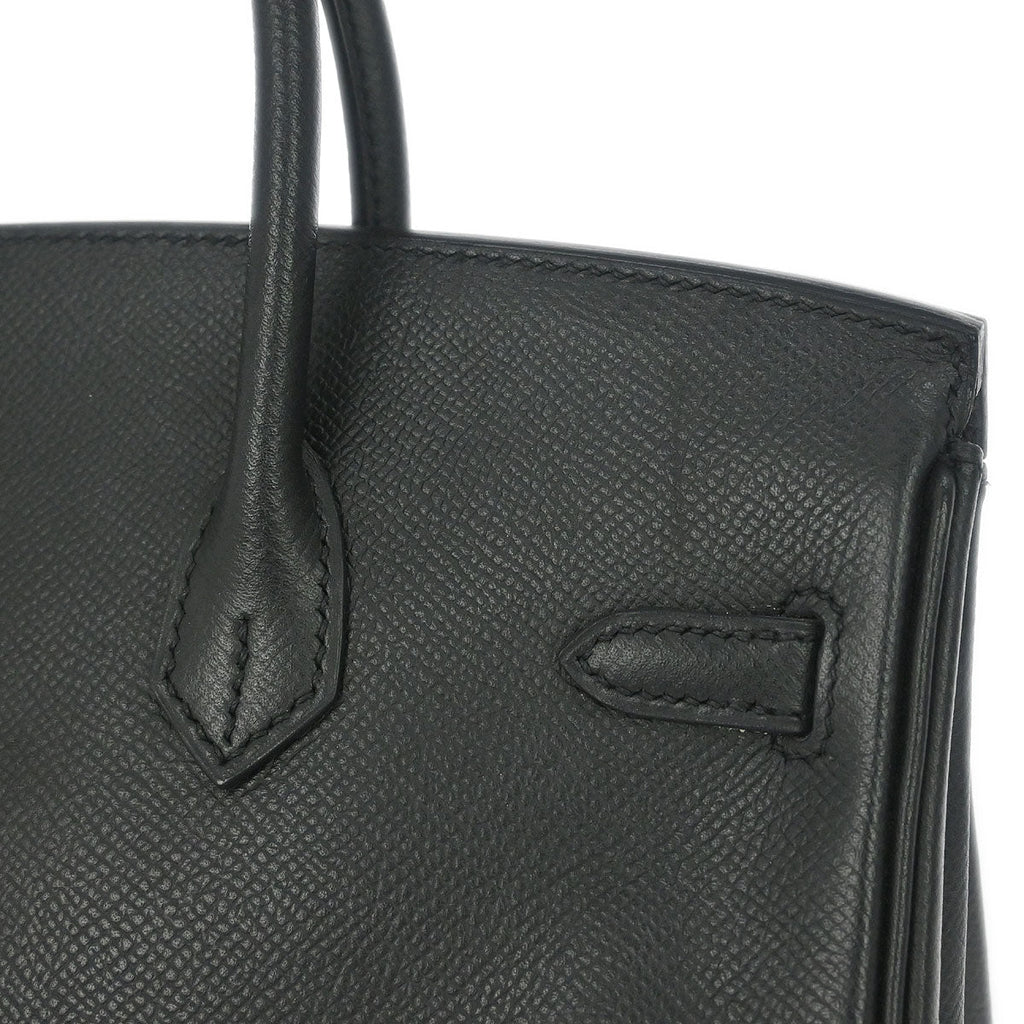 Hermes Black Epsom Birkin 25 Handbag