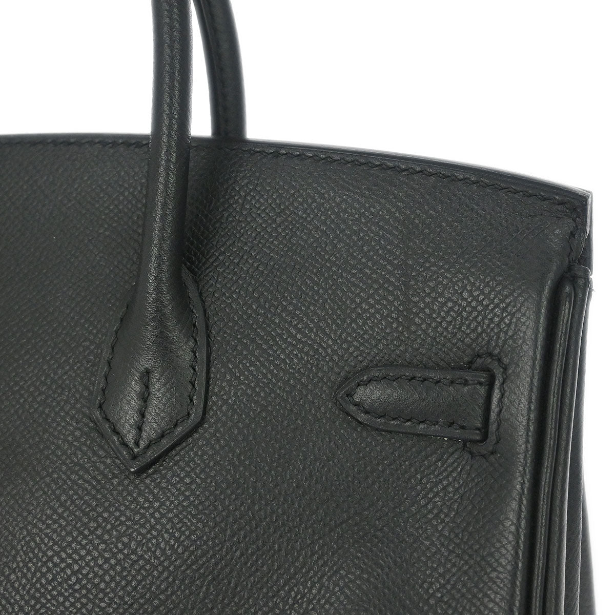 Hermes Black Epsom Birkin 25 Handbag