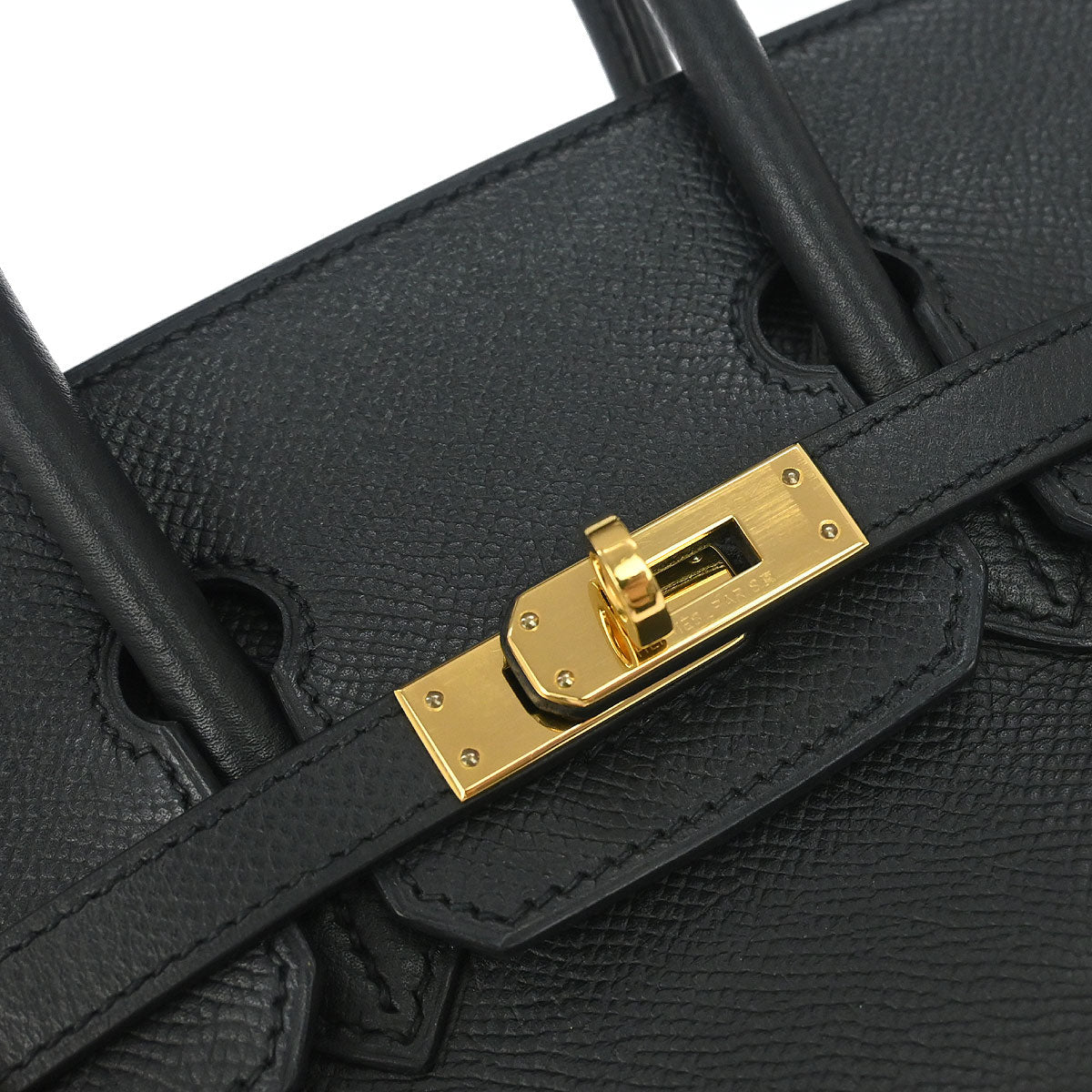 Hermes Black Epsom Birkin 25 Handbag