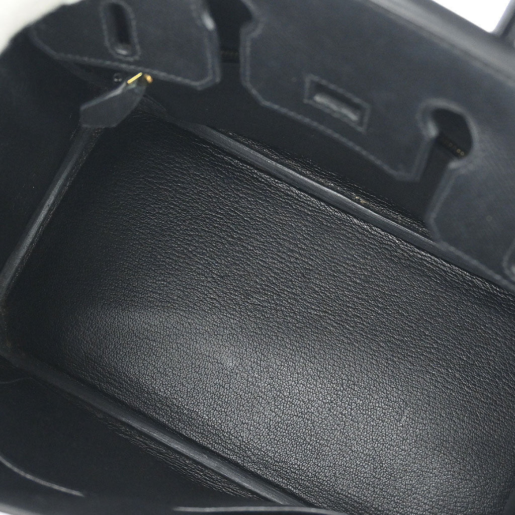 Hermes Black Epsom Birkin 25 Handbag