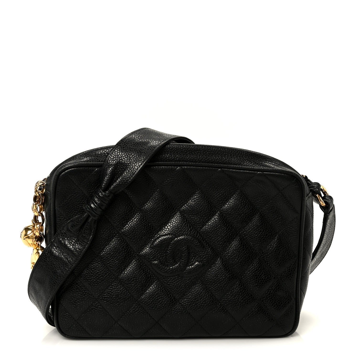 Chanel Caviar Quilted Camera Case Black