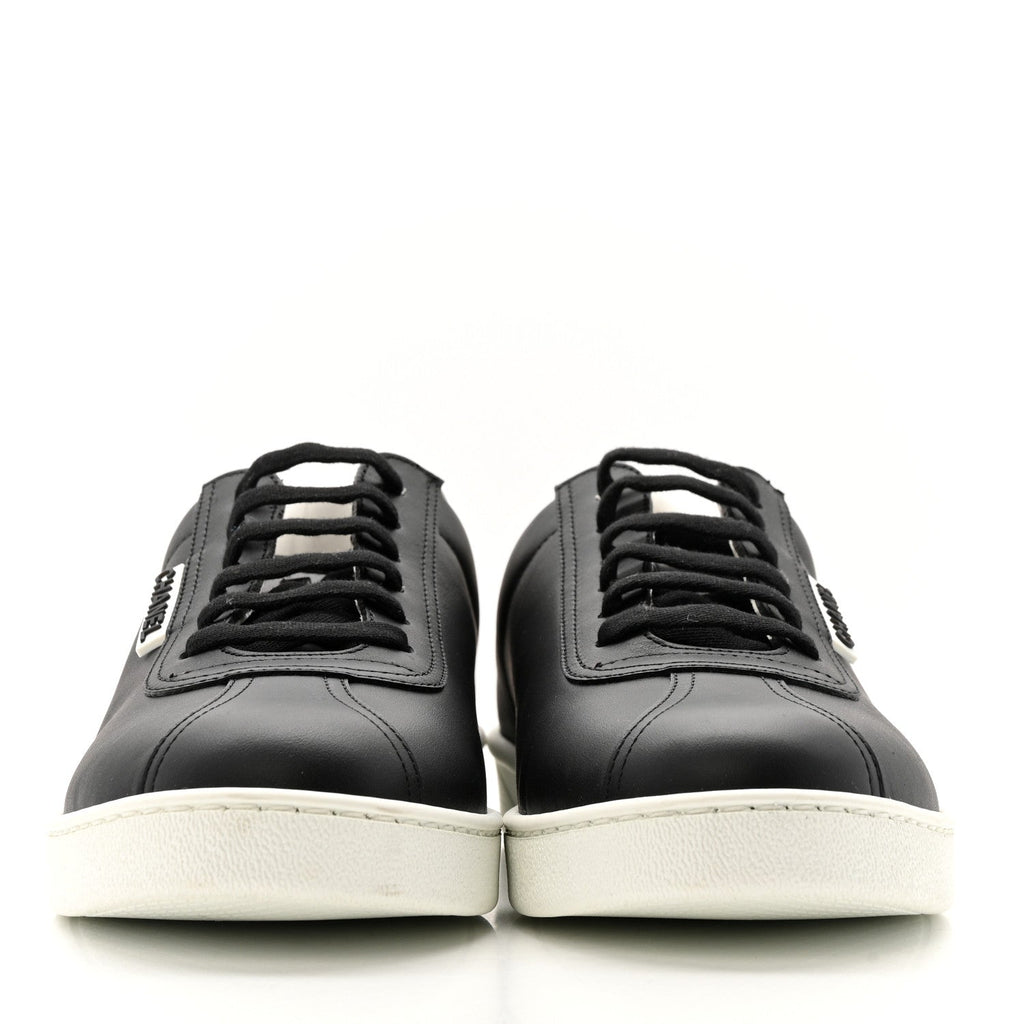 Calfskin CC Uniform Womens Sneakers 40 Black