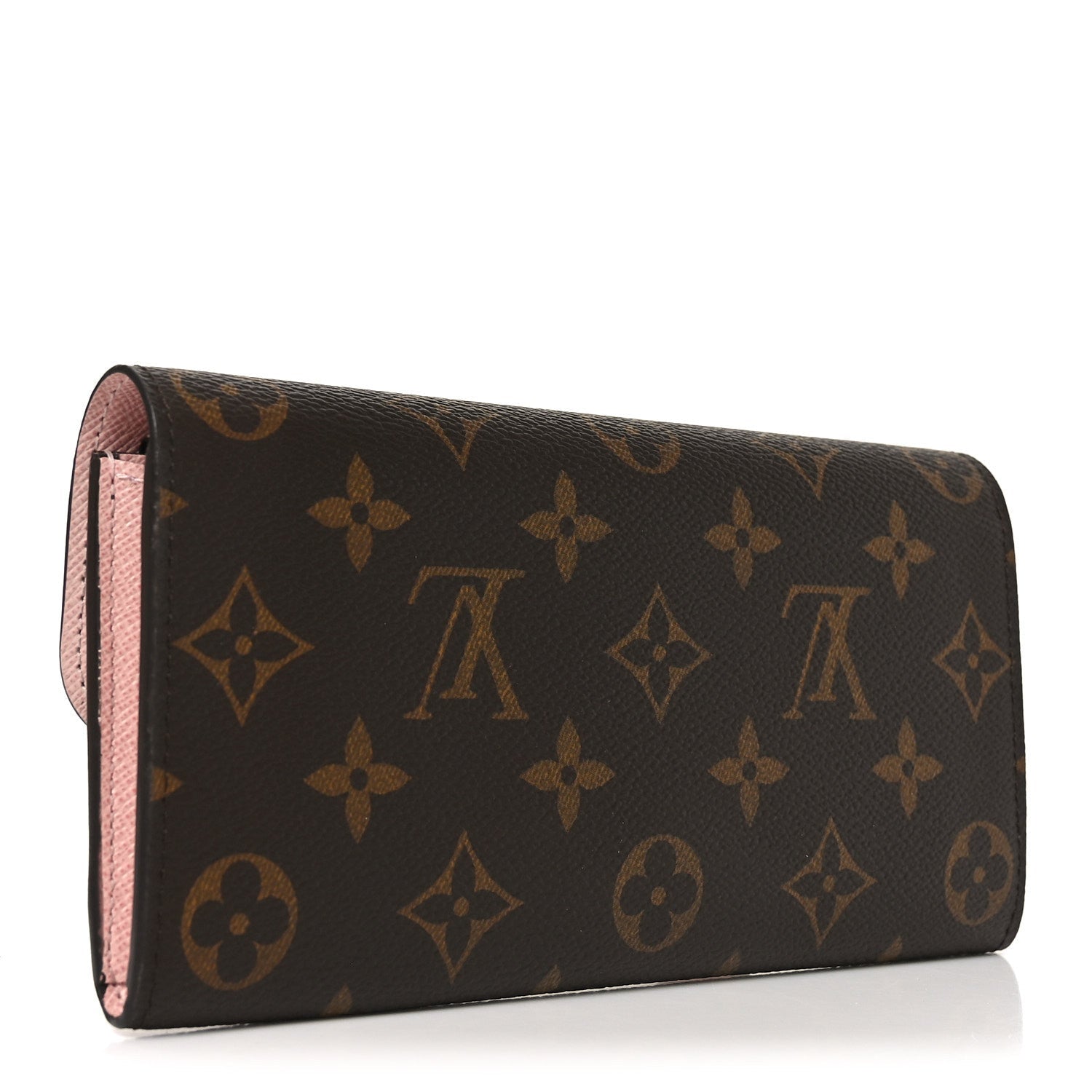Louis Vuitton Monogram Emilie Wallet Rose Ballerine