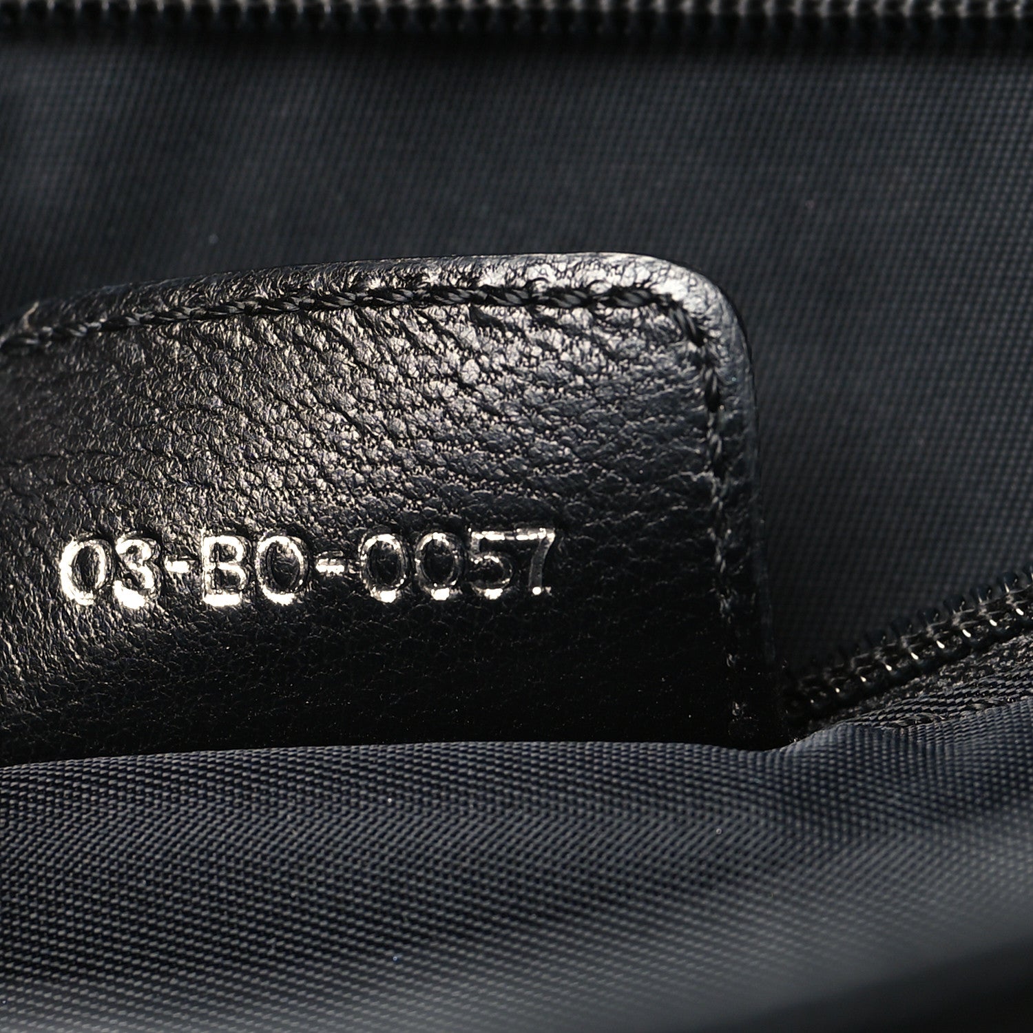 Christian Dior Canvas Diorissimo Buckle Messenger Black
