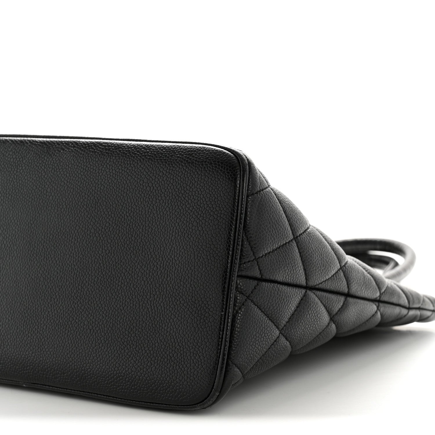 Chanel Caviar Quilted Medallion Tote Black