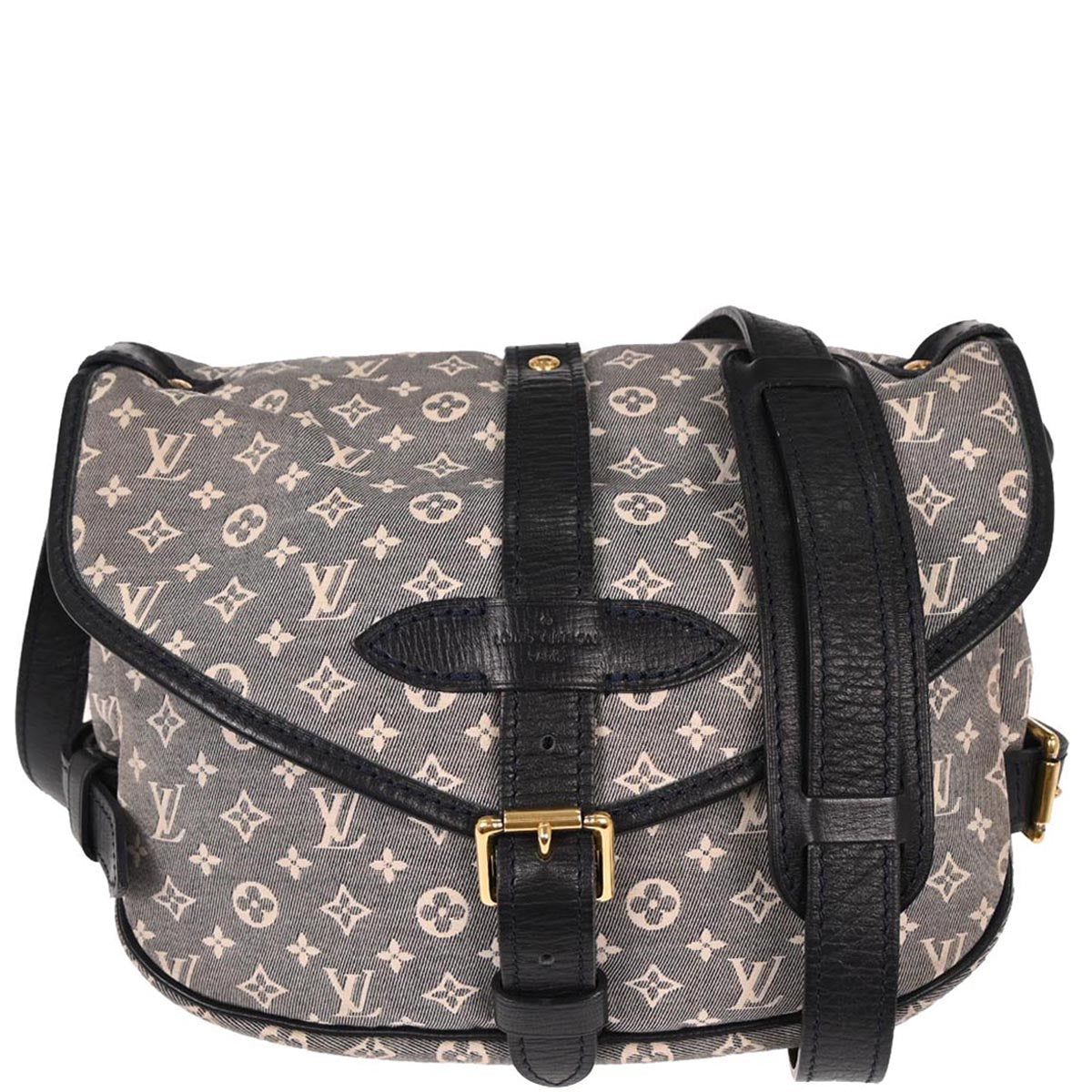 Louis Vuitton Gray Monogram Idylle Saumur PM Shoulder Bag M40666