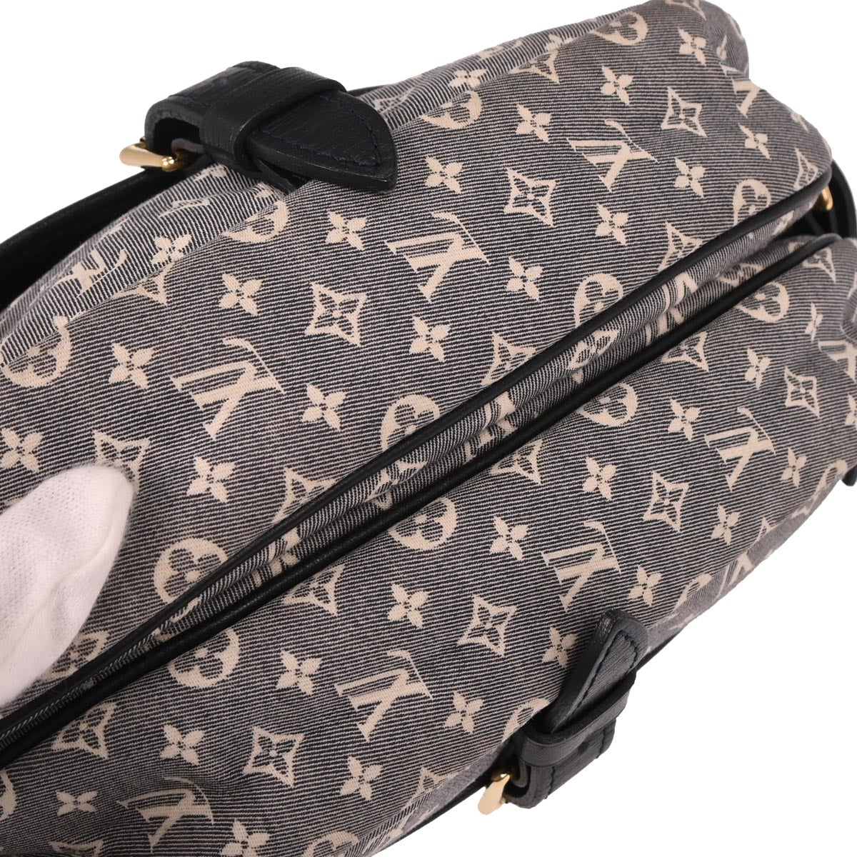 Louis Vuitton Gray Monogram Idylle Saumur PM Shoulder Bag M40666