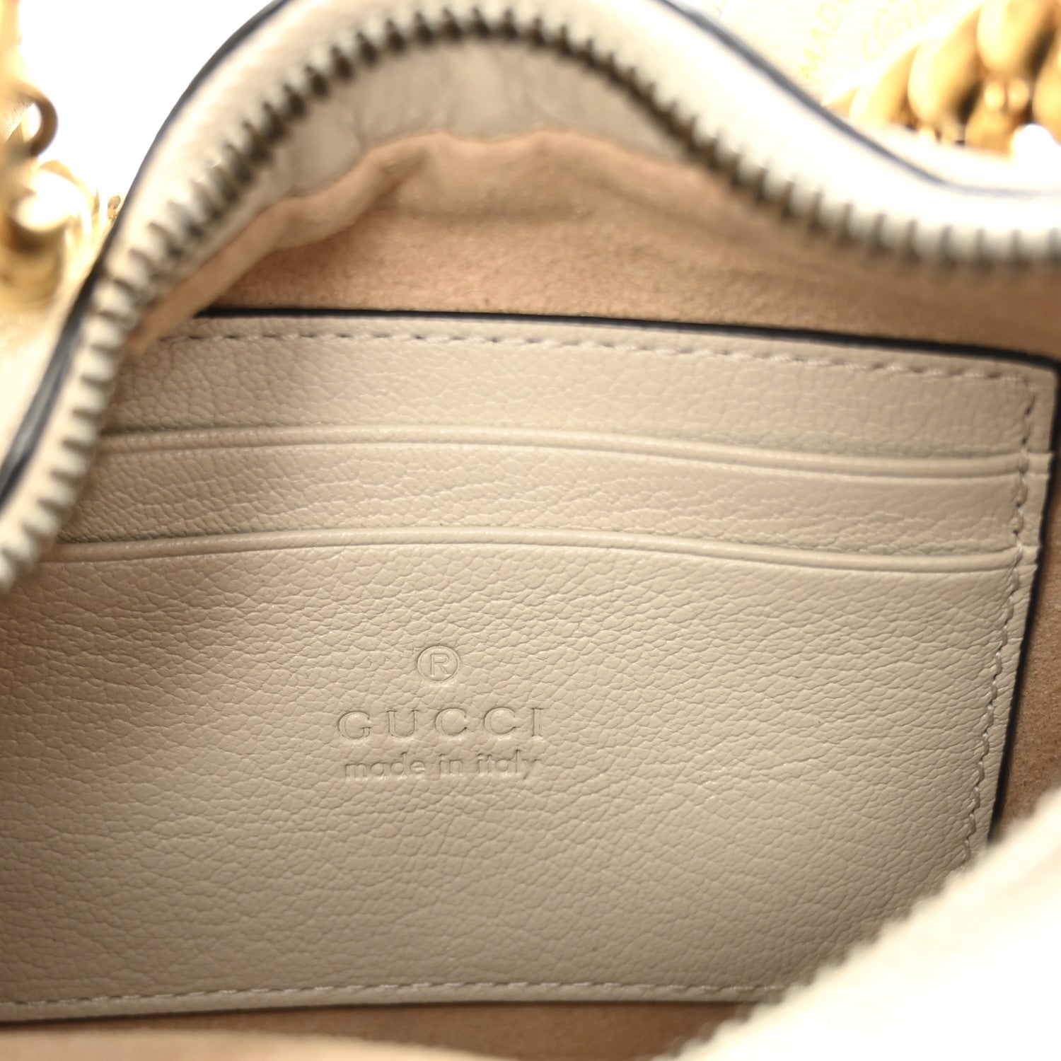 Gucci Goatskin Small Aphrodite Shoulder Bag Mystic White