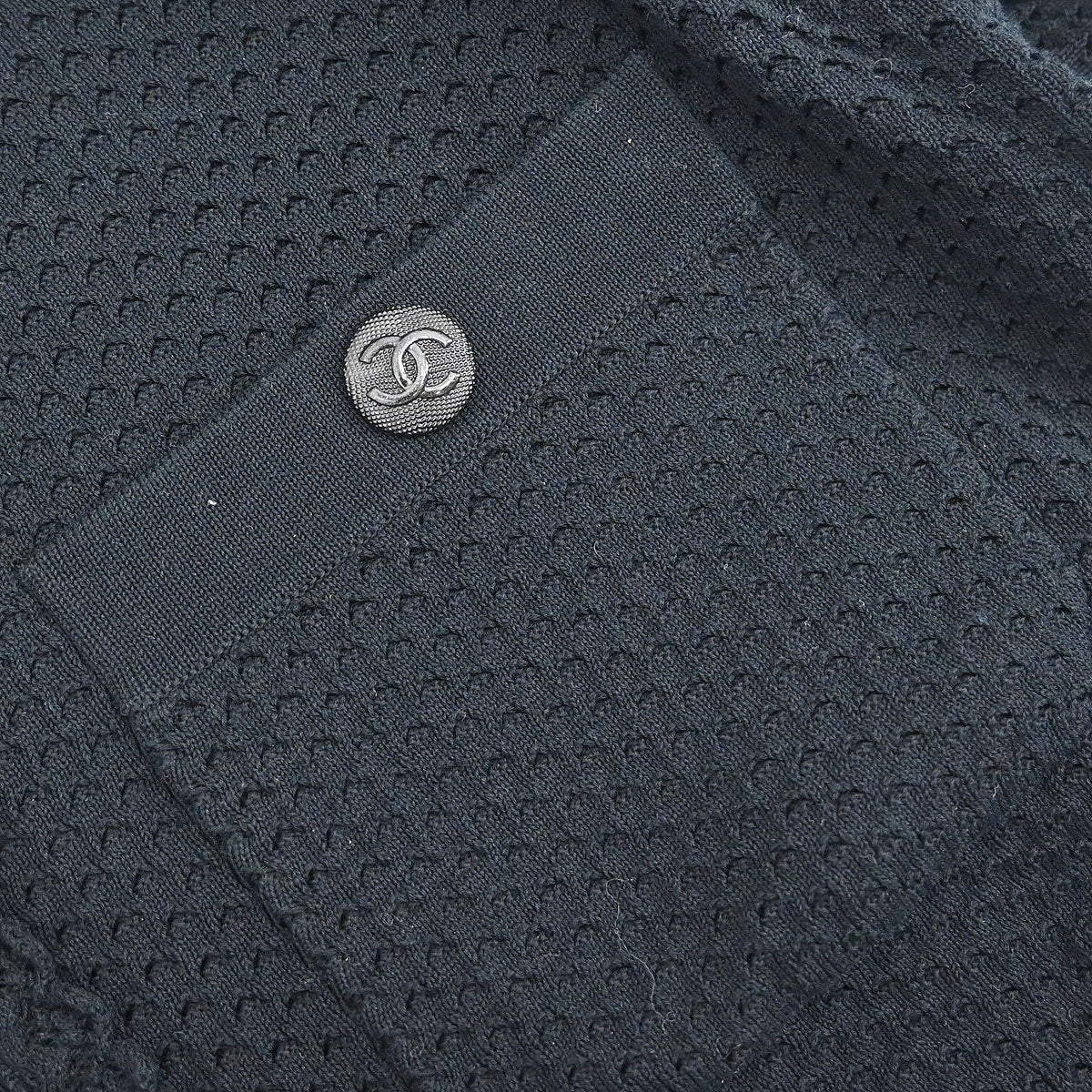 Chanel 2016 Single Breasted Collarless Jacket Black #36